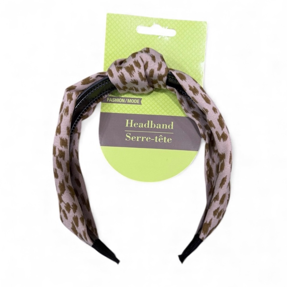 Sale‼️Headband Brown Leopard Print